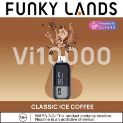ELFBAR Funky Lands Vi10000 вейп за еднократна употреба | 828D398 Elf Bar Вейп класическо ледено кафе