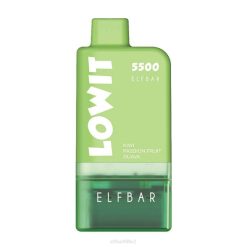 ELFBAR LOWIT 5500 предварително напълнен комплект под | 828D360 Елф Бар Вейп киви маракуя гуава