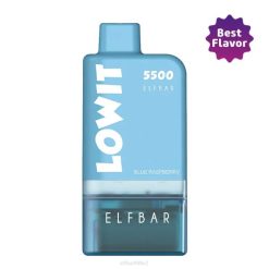 ELFBAR LOWIT 5500 предварително напълнен комплект под | 828D370 Елф Бар Цена синя малина + синя батерия