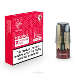 ELFBAR Mate 500 P1 предварително напълнени шушулки (2 опаковки) | 828D161 Elf Bar България червена ябълка