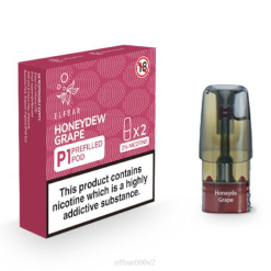 ELFBAR Mate 500 P1 предварително напълнени шушулки (2 опаковки) | 828D163 Елф Бар медено грозде