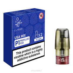 ELFBAR Mate 500 P1 предварително напълнени шушулки (2 опаковки) | 828D166 Елф Бар Цена САЩ микс